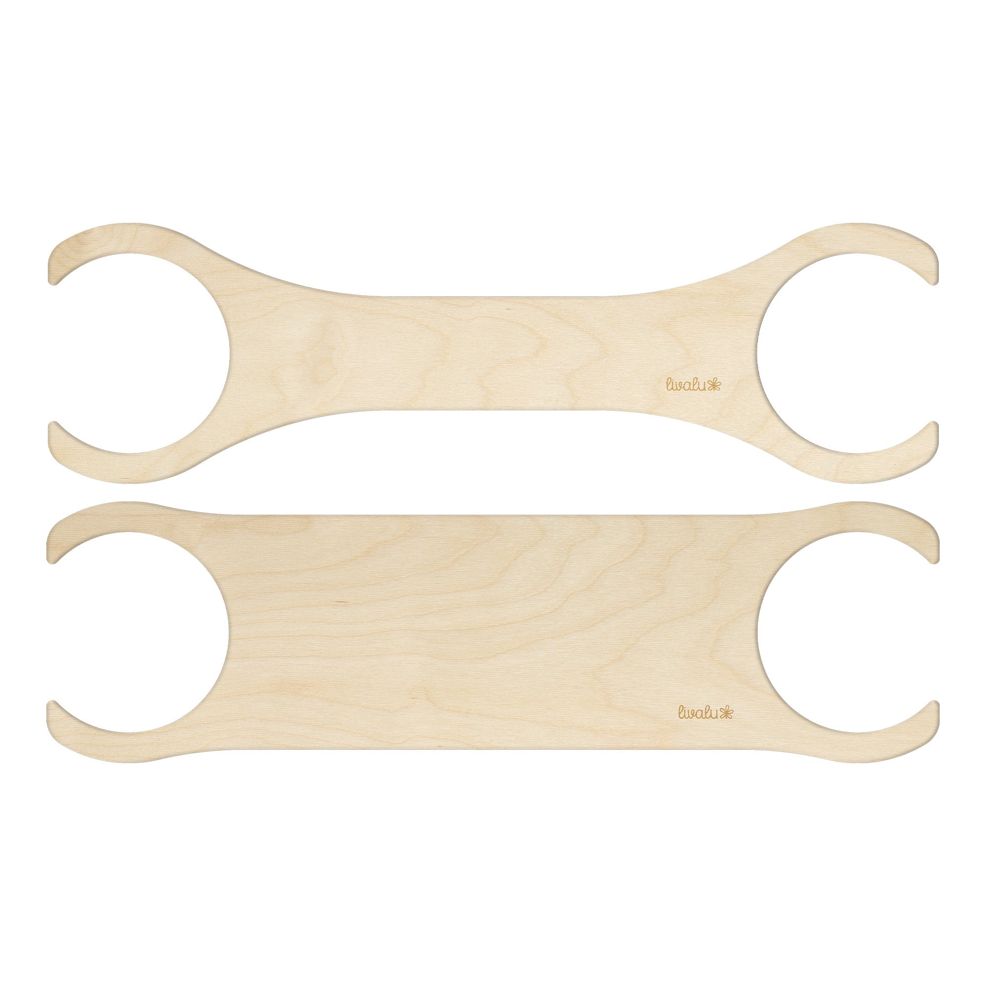 Spielbrett & Balancierbrett Set (96 cm) von livalu für deine Stapelsteine