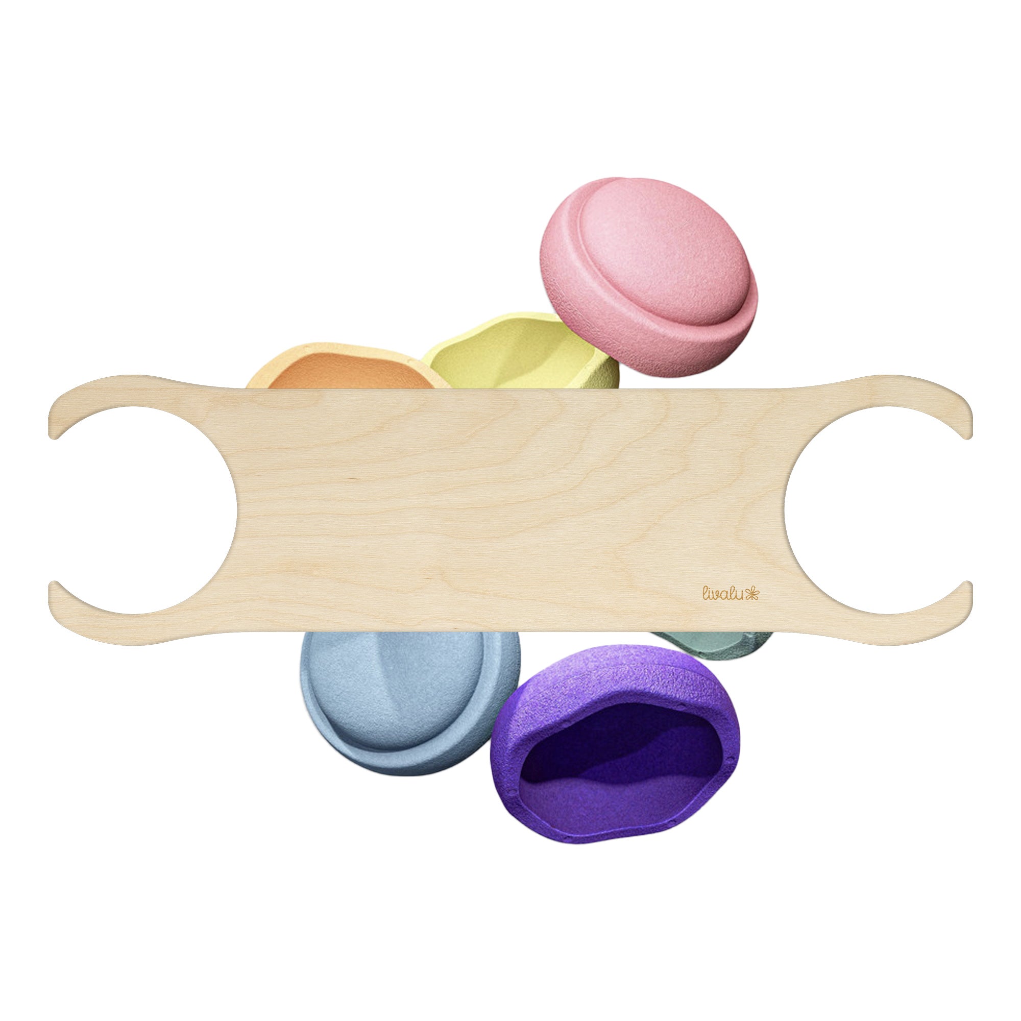 Balancierbrett 96 cm, breit, Stapelsteine, Stapelstein, Verbindung, Holzbrett, Erweiterung
